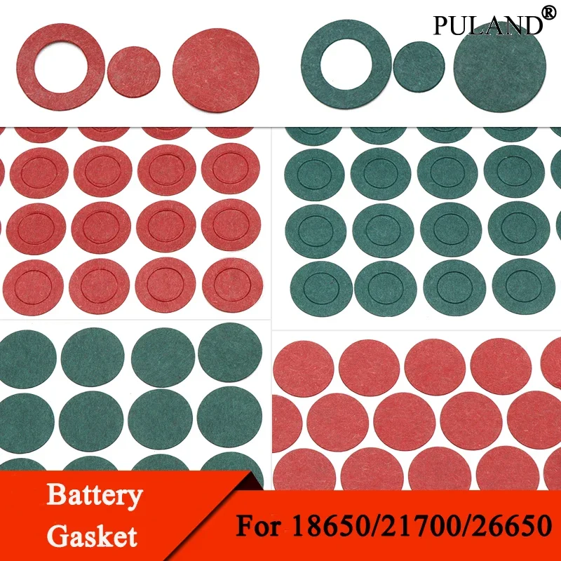 20/50/100/250/500Pcs 18650 21700 26650 Li-ion Battery Insulation Gasket Pack Cell Barley Adhesive Paper Electrode Insulated Pads