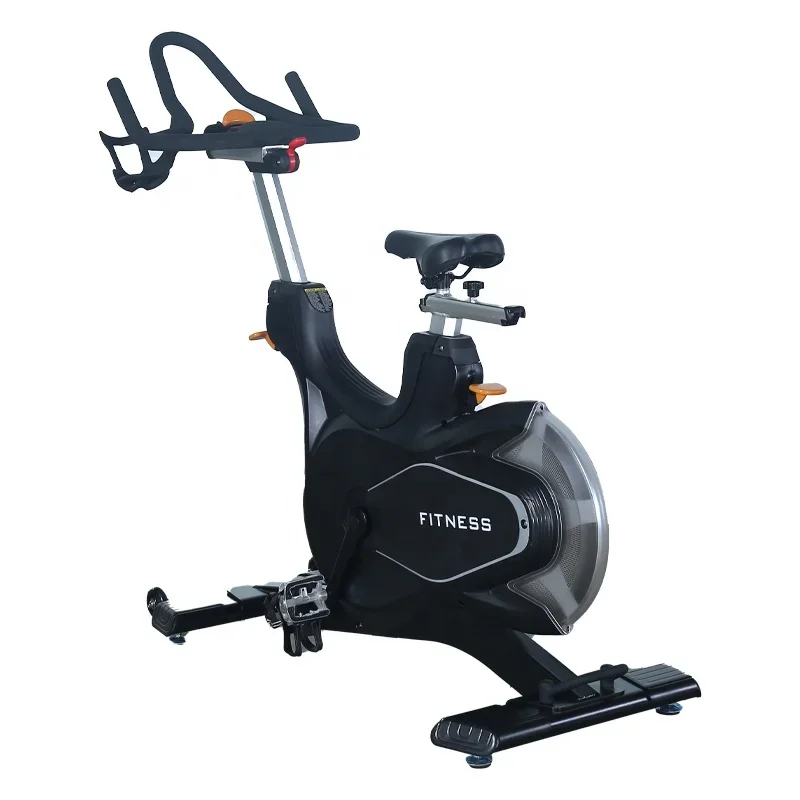 Electronic Control Resistance Indoor Cycling Stationary Upright Folding Magnetic Upright Exercise Bike