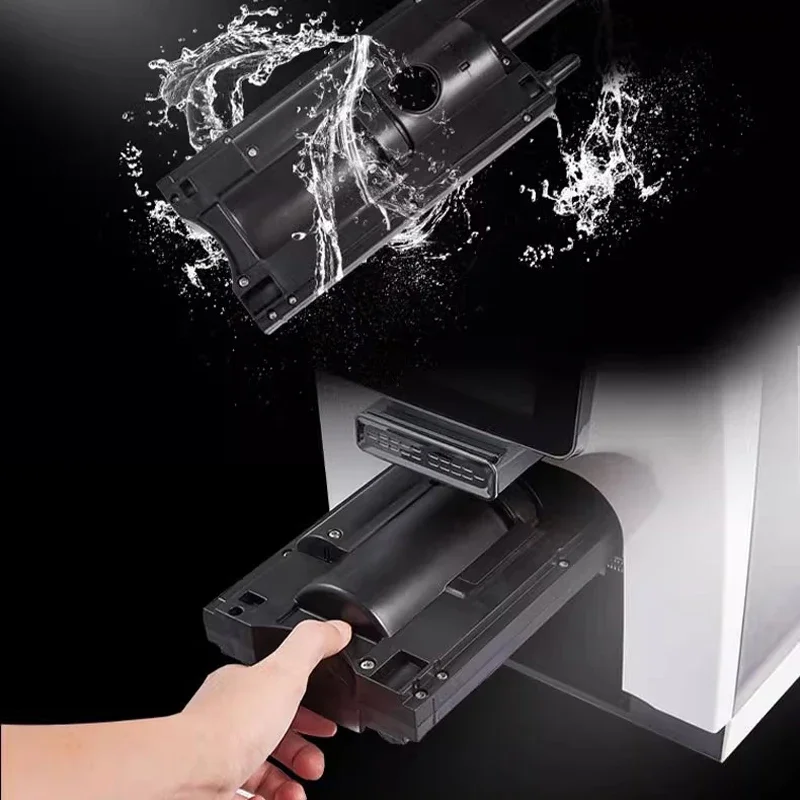 &For Automatic Coffee Machine, Built-in Milk Cooler & Grinder, 4.3