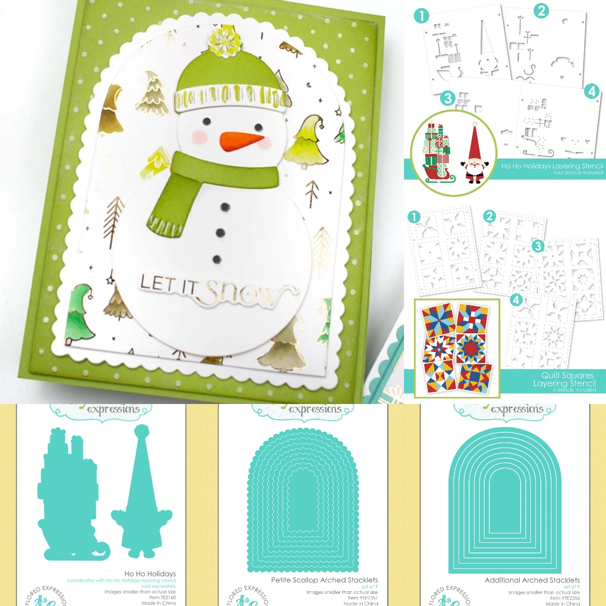 

Petite Scallop Arched Stacklets New Metal Cutting Die Stencil For DIY Scrapbooking Crafts Maker Photo Album Template Handmade