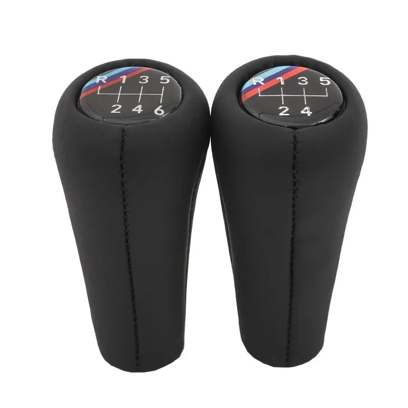 الجلود مقبض ناقل حركة السيارة شيفتر عصا لسيارات BMW 1 3 5 6 سلسلة M3 M4 X5 X6 E30 E32 E34 E36 E38 E46 E53 E60 E83 E84 E87 E90 E92