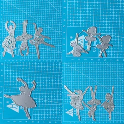 Elegant Ballet Girl Metal Cutting Dies DIY Scrapbook Cutting Die Paper Cards Embossed Stencils Decorative Craft Die Cut Template