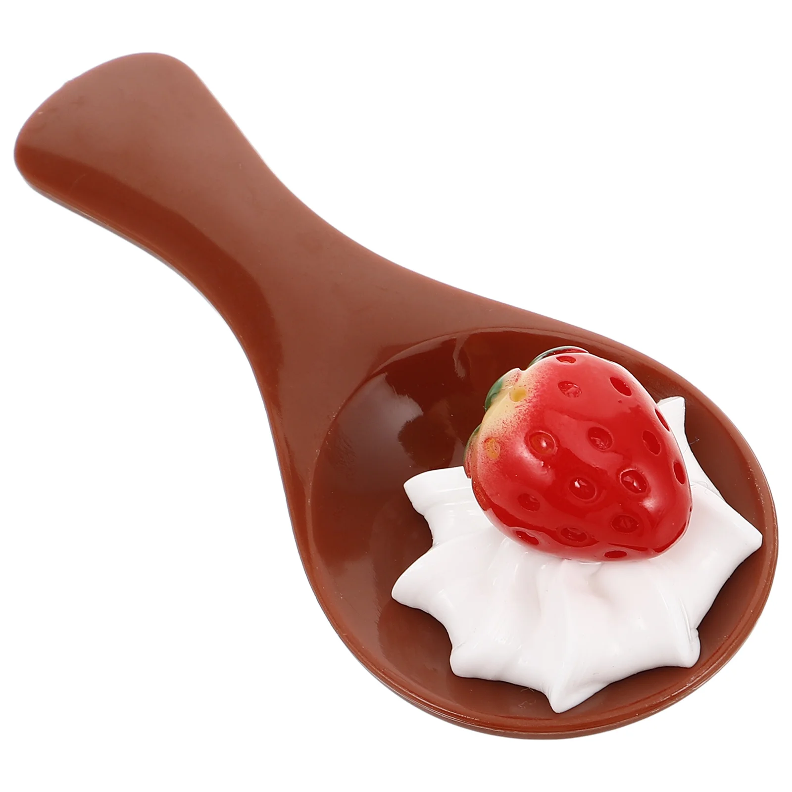 

Unique Realistic Ice Cream Cone Spoon Prop Meticulously Crafted Artificial Dessert Display for Shop Home Decor