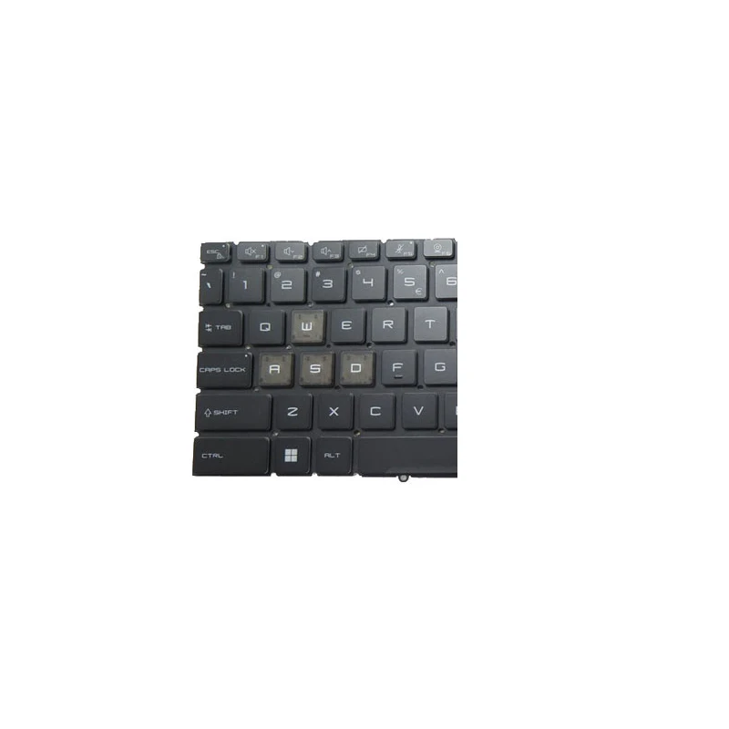 UK US Blue Monochrome Backlit Keyboard For MSI Cyborg 15 A12U A12UDX A12VE A12VF A13UDX A13V A13VE A13VF MS-15K1 FR JP SP KR TR