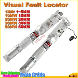 Original Advanced 1-50KM VFL Fiber Optic Visual Fault Locator – 10MW/50MW Cable Tester