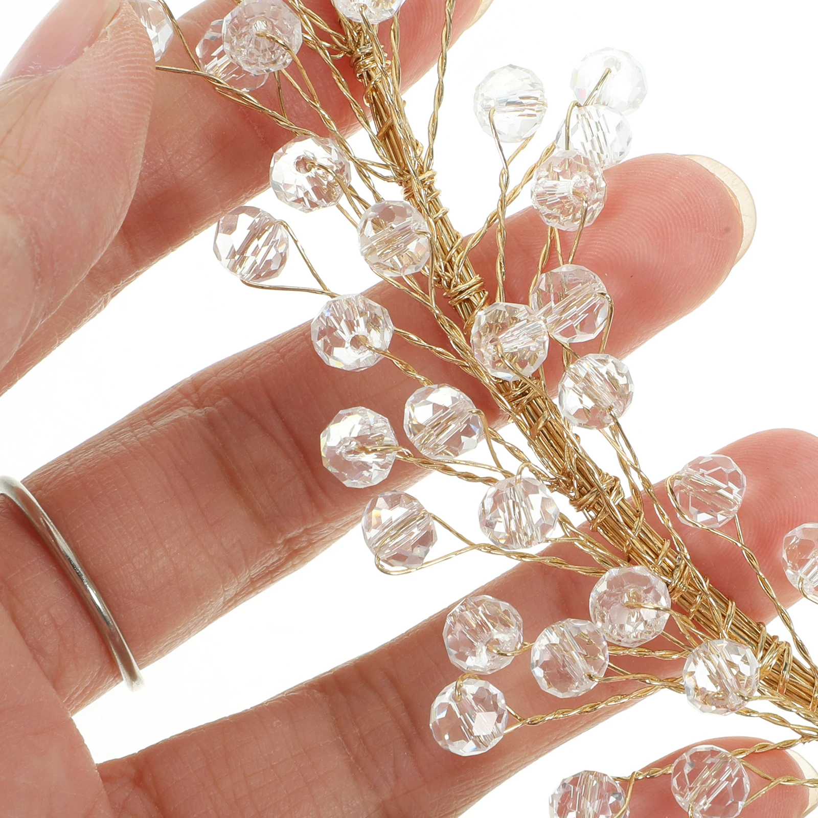 

Pearl Crystal H made Soft Chain Bridal Hair Accessories Wedding Headb Imitation Pearls Rhinestone Elegant Design