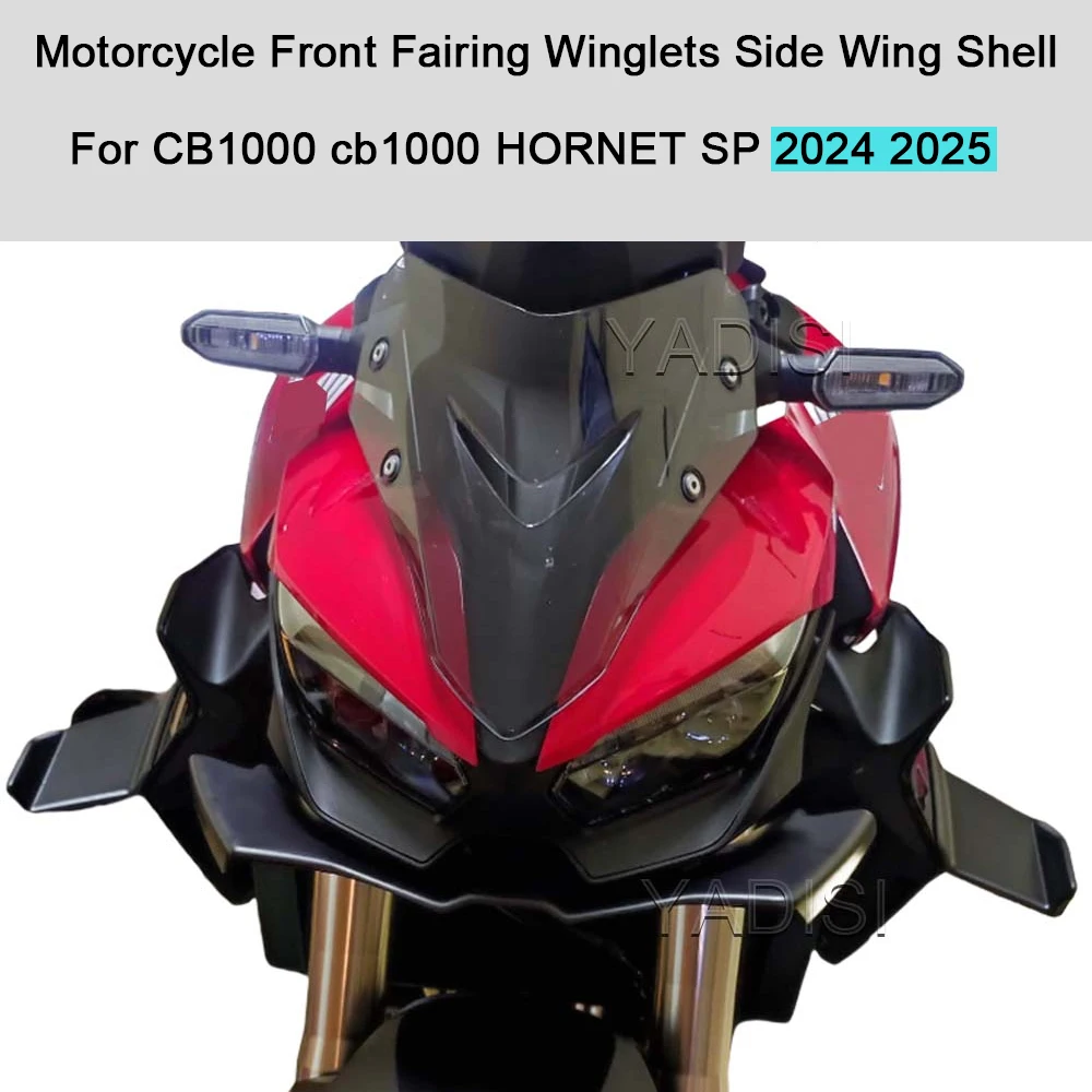 For Honda CB1000 CB 1000 HORNET SP 2024 2025Motorcycle Front Fairing Winglets Side Wing Shell Side Spoiler Cover Protector