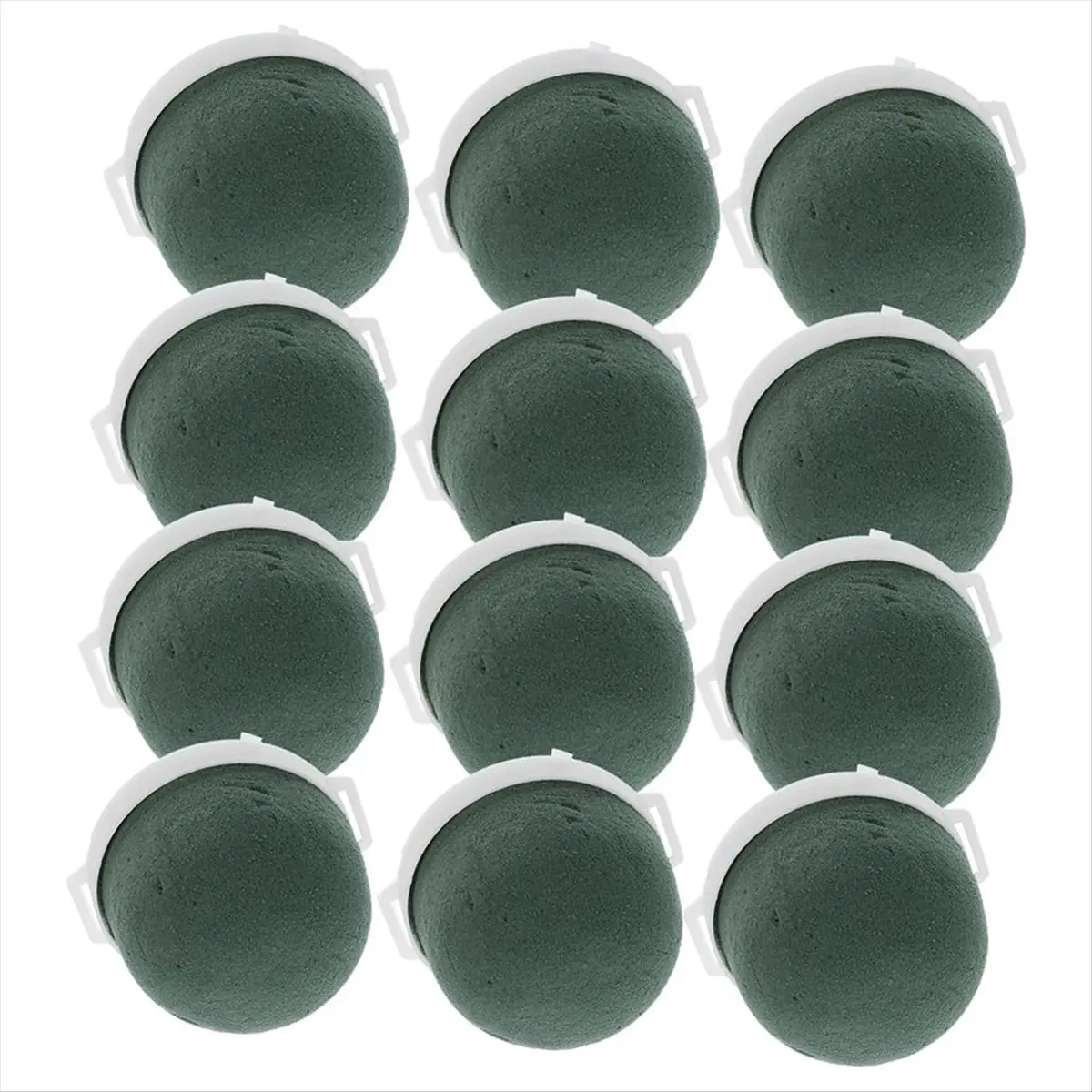 A20I 12Pcs Floral Foam Round Blocks for Flower Arrangement Water Retaining Mini Foam for Wedding Decor Table Centerpieces