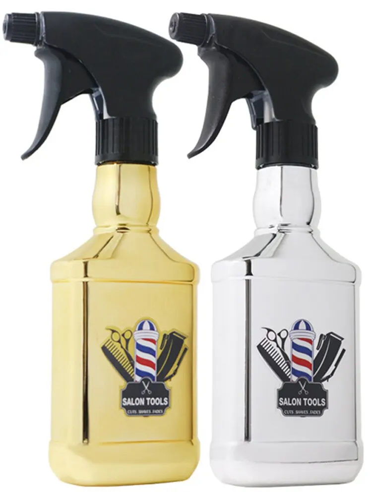 Botella pulverizadora de 350ML, 1 piezas, superficie galvanizada