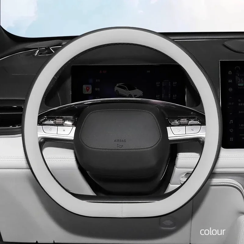 For Xpeng G9 2022-2025 Car Steering Wheel Cover Ultra-thin Handle Cover Universal in All Seasons Car Accessories Tools Car Auto