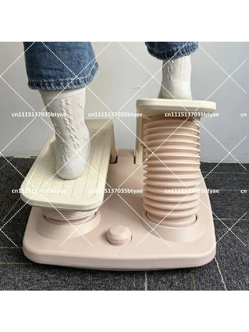 Compact Home Fitness Step Trainer with Resistance Cables for Cardio and Leg Workout