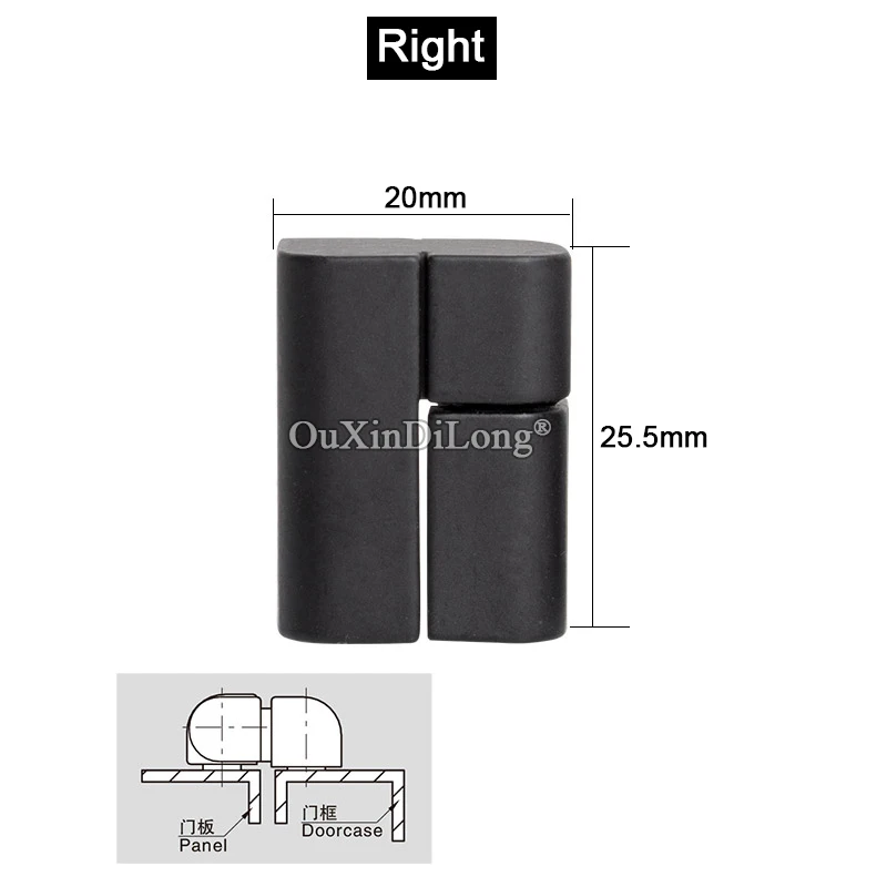 10PCS Zinc Alloy Industrial Hinges Detachable Distribution Box Hinge Chassis Hinge Switch Electric Cabinet Door Hinge Left/Right