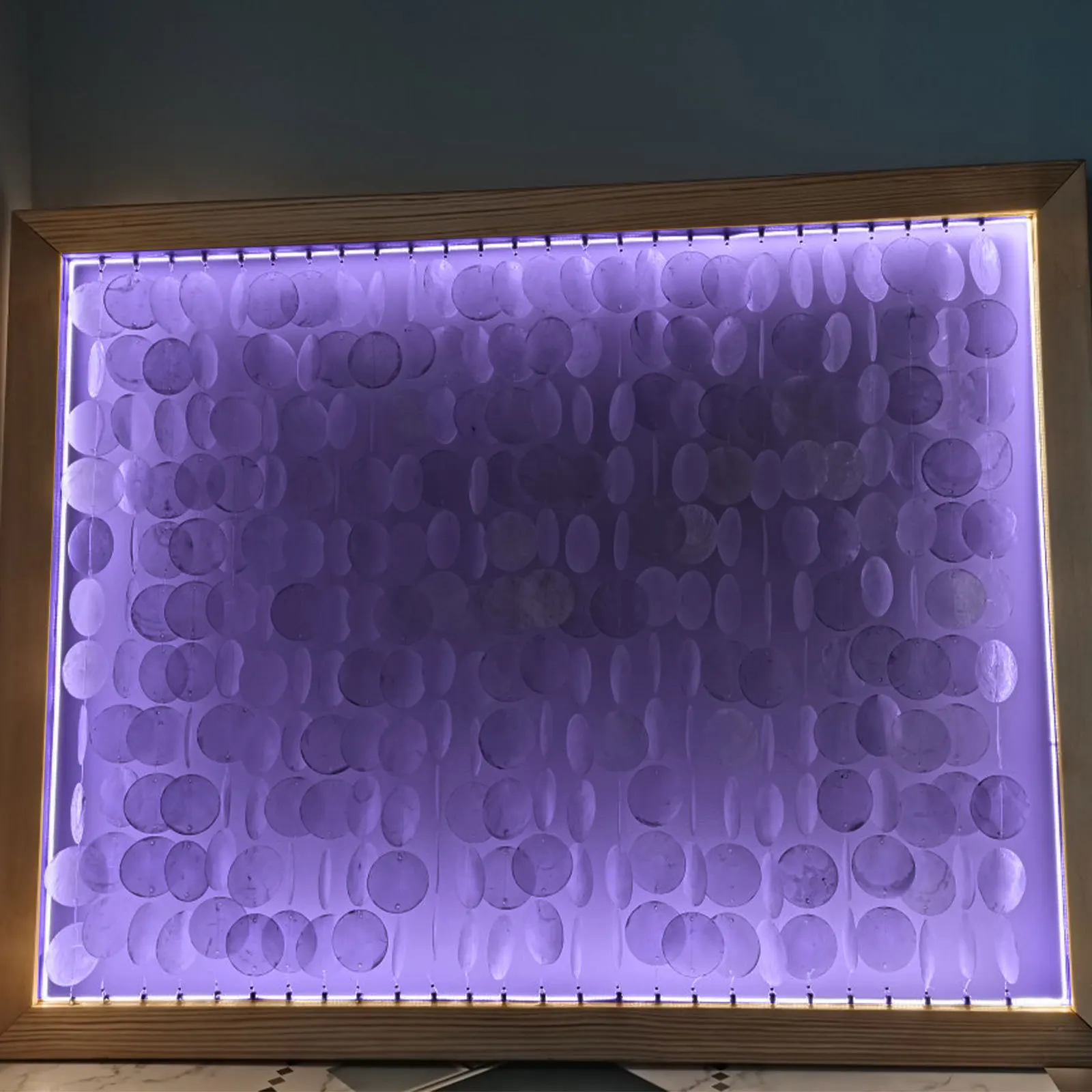 100Pcs Round Shells Pieces Smooth Edges DIY Hanging Pendant for Wind Bell Jewelry Making Craft Supplies Round Shells Pieces