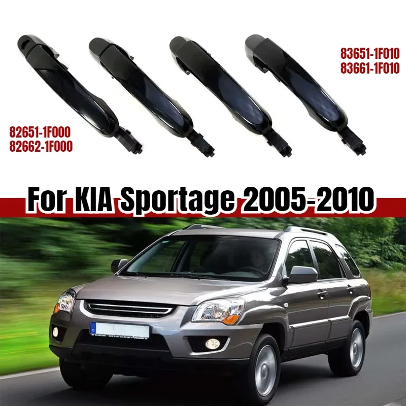 

82662-1F000 82651-1F000 Car Exterior Outside Door Handle Front Rear Left / Right for KIA Sportage 2005 2006 2007 2008 2009 2010