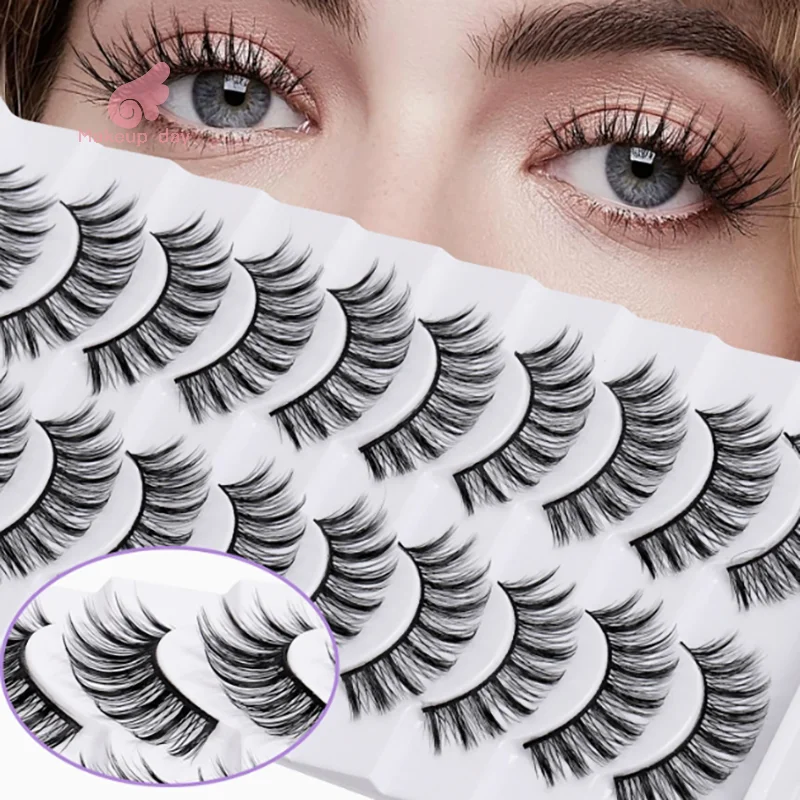 

False Eyelash Set Fluffy Single Eyelash Extension Makeup Fluffy, Soft And Natural Finish