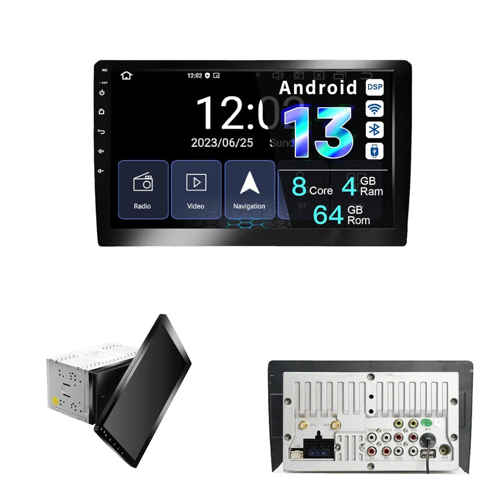 AMASE AUDIO Android 13 Car Stereo, 10.1