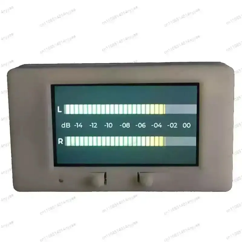 Amplifier Voice-Activated Pickup Module - Analog VU Meter & Color Audio Spectrum LCD Level Display