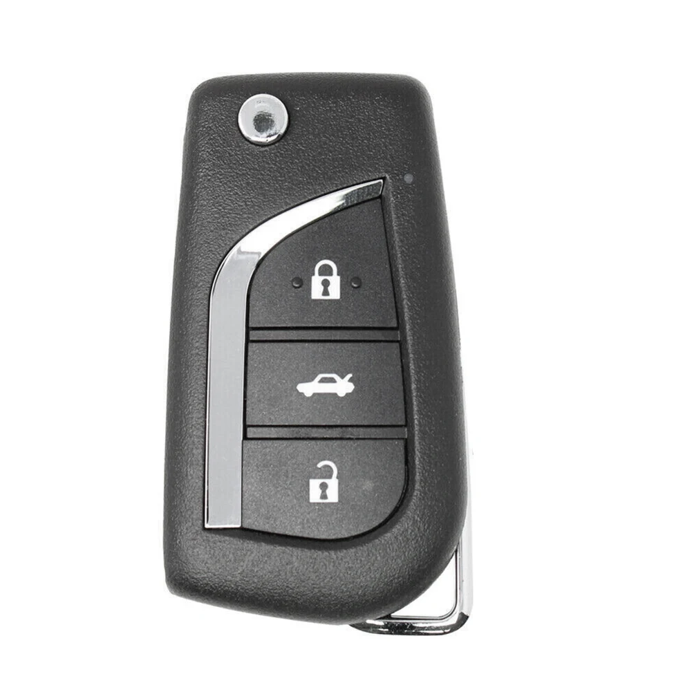 For Xhorse XKTO00EN Universal Wire Remote Key Fob 3 Buttons for Toyota Type for VVDI Key