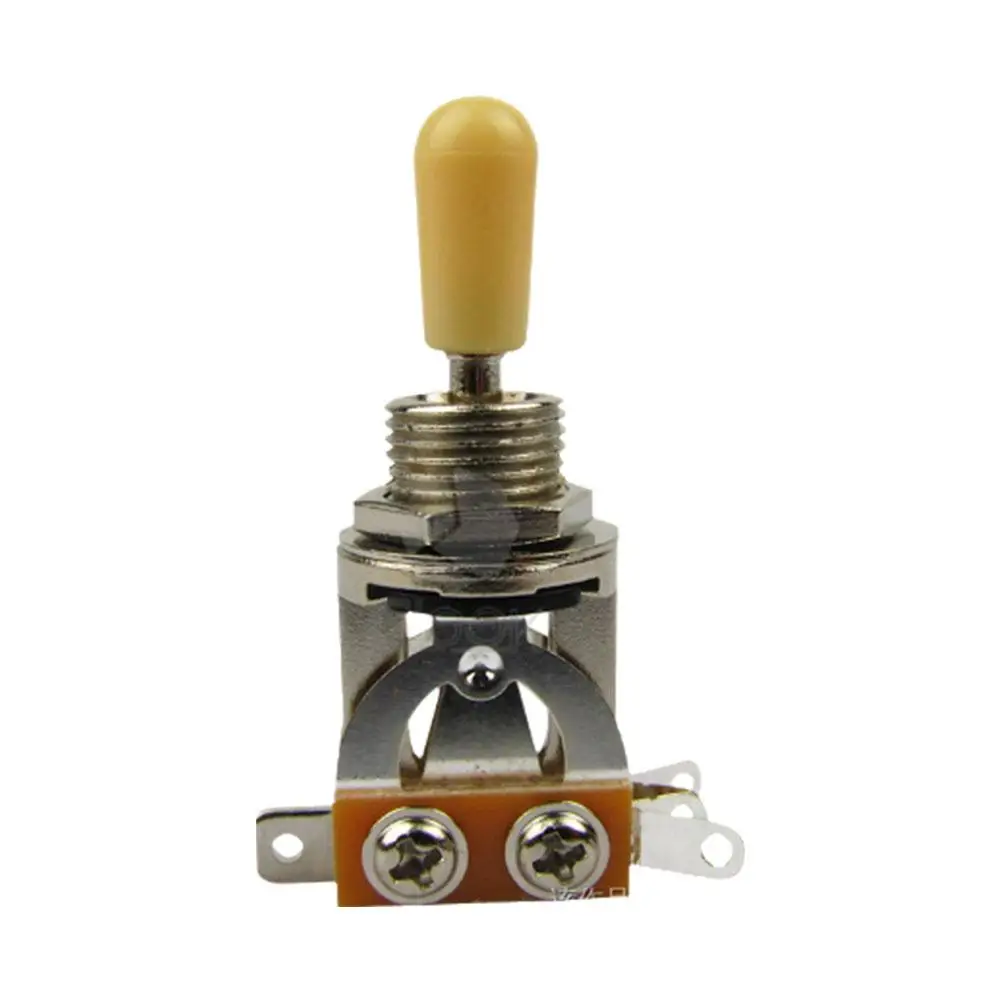 3 Way Short Toggle Guitar Switch Pickup Selector With Brass Hat For Electric Guitars Epiphone Les Paul Pickups Switch Contr M2U5