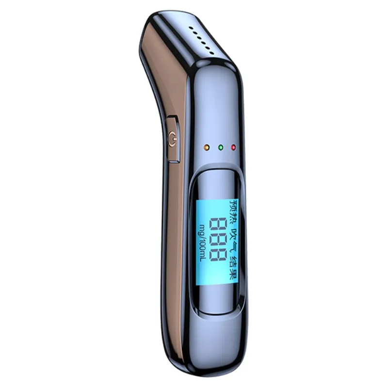 Portable Home Breath Alcohol Tester for Hangover Self-Check After Drinking