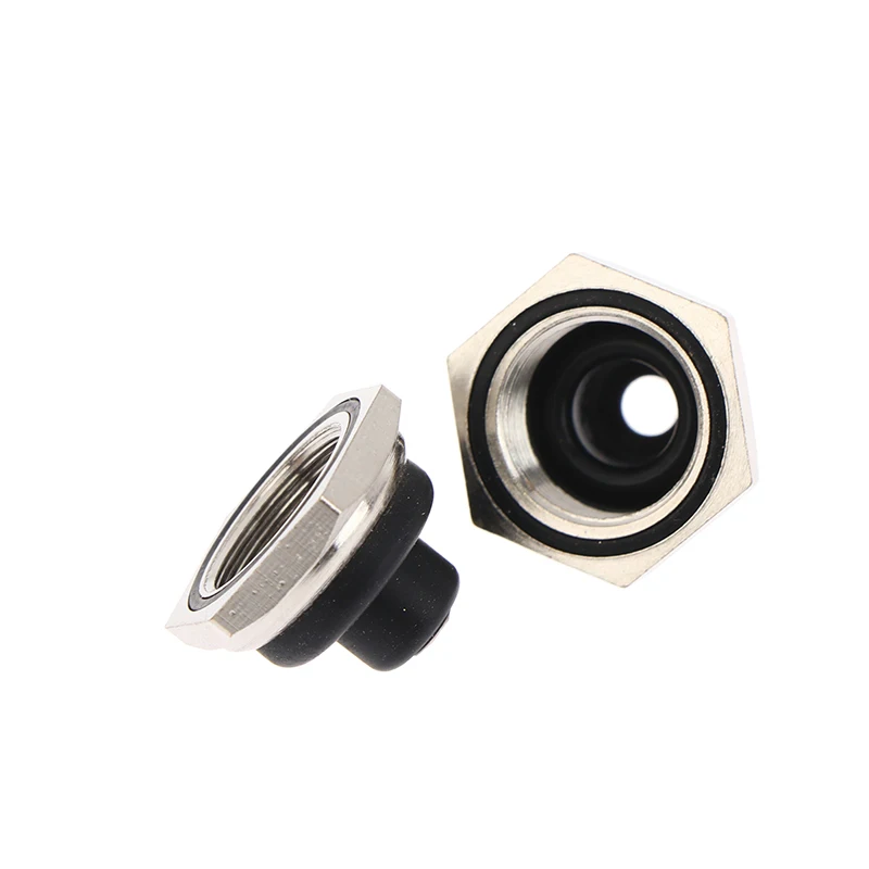 5pcs New Product M12 * 0.75 12MM Toggle Switch Waterproof Cap With Hexagonal Metal Edge