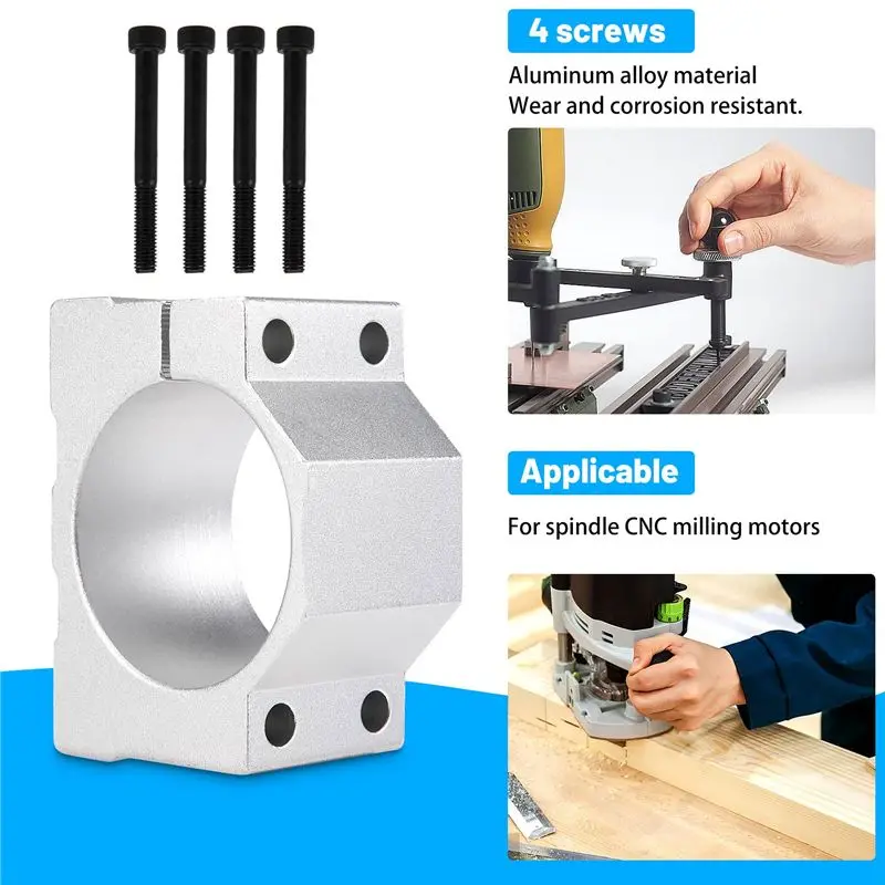 

LICE-1 шт. Мотор шпинделя для фрезерного станка с ЧПУ с 4 винтами и кронштейном для крепления шпинделя