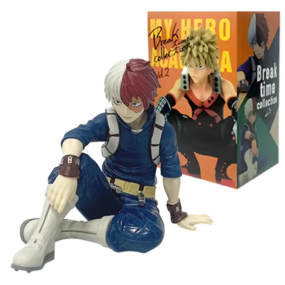 Figurka akcji z serii My Hero Academia Break Time, model zabawki dla dzieci, nowa lalka anime w pudełku, dostępna od ręki.