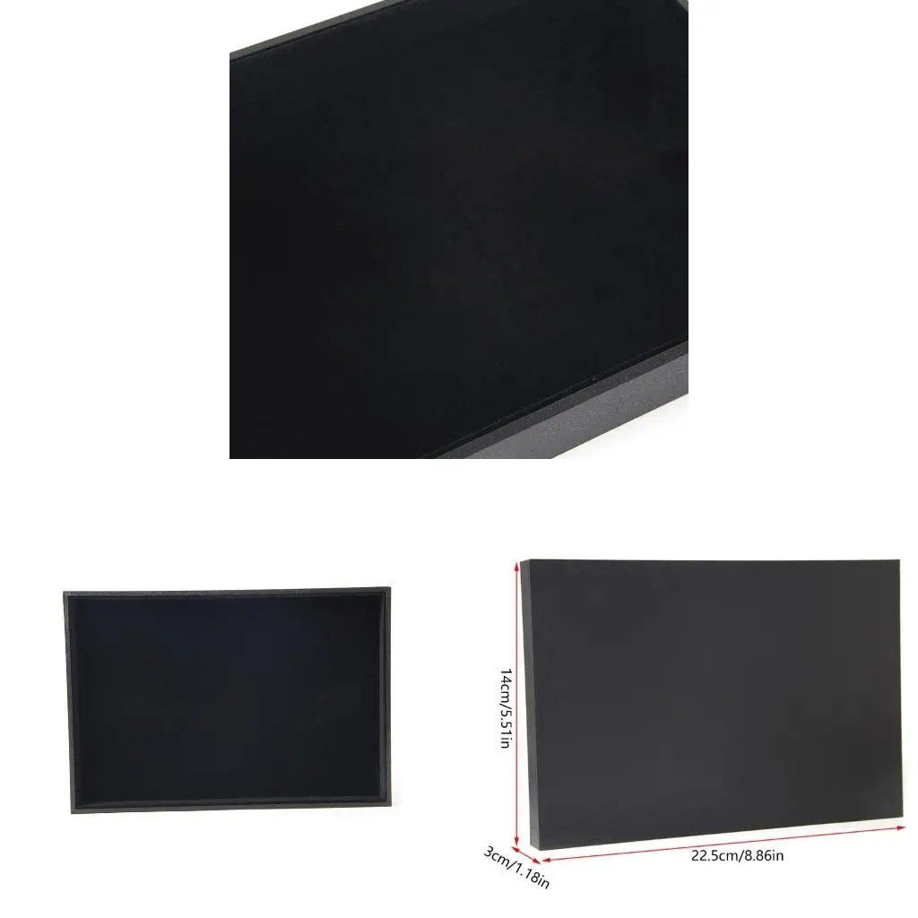  Jewelry Empty Tray Organiser Jewelry Storage for Case for Earrings Ring Necklace