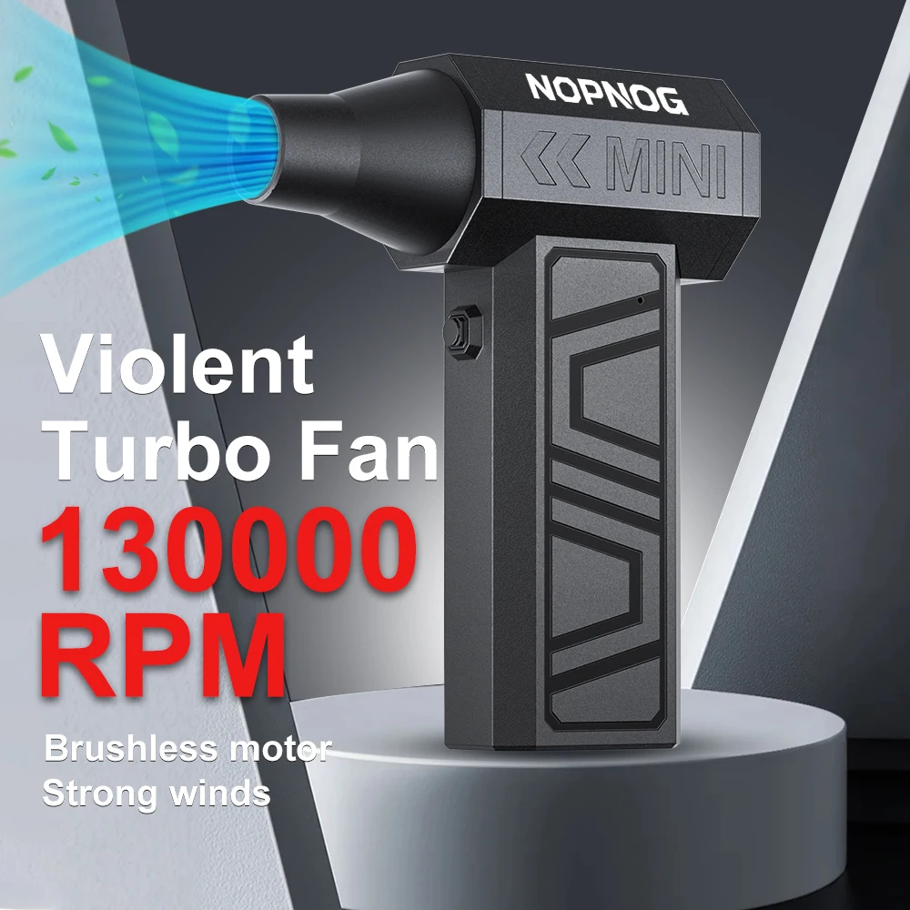 

Портативный электрический воздуходувка для выдувания снега, инструмент для очистки воздуходувки, 5 выпускных насадок, 130000 об/мин, турбовентилятор, автомобильный вентилятор