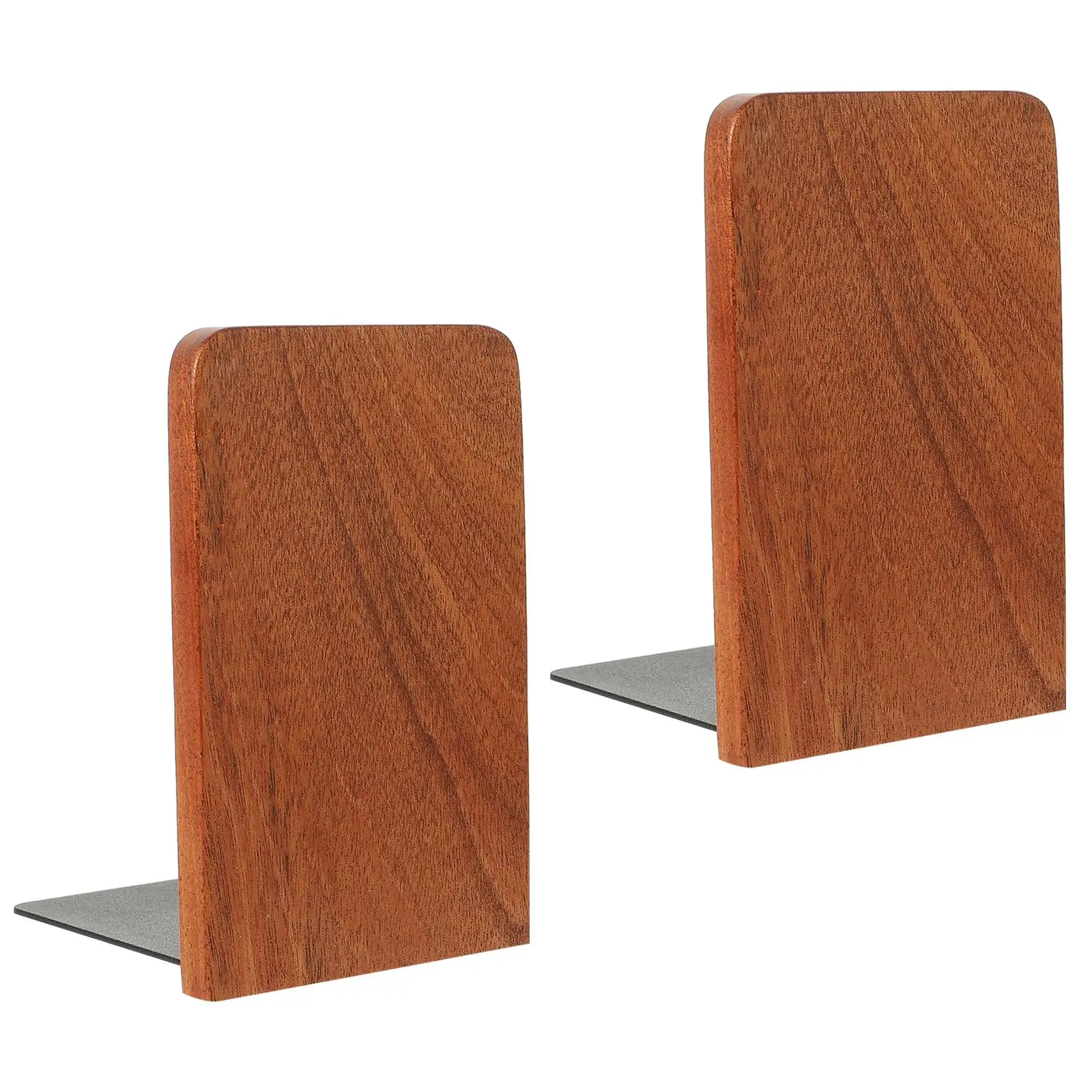 

2 Pcs Office Organizers And Accessories 9mm Thick Small Size Desktop Organizer Metal Base Bookstand Office Accessories