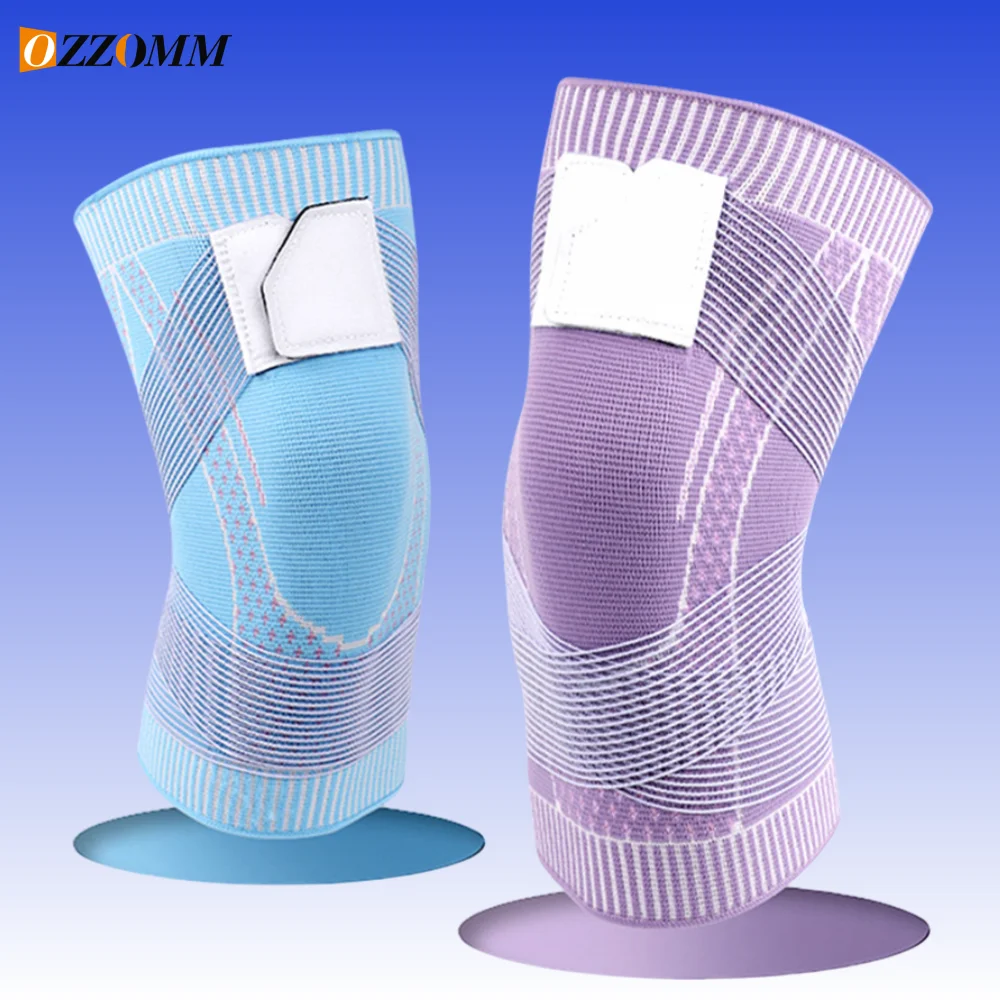 1PCS Breathable Knee Braces for Knee Pain, Adjustment  High Elastic Knee Compression Sleeve for Men & Women Relieve Pain