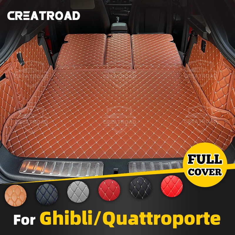 

For Maserati Ghibli Quattroporte Grecale Auto Full Coverage Trunk Mat Car Protective Pad Cargo Liner Interior Accessories