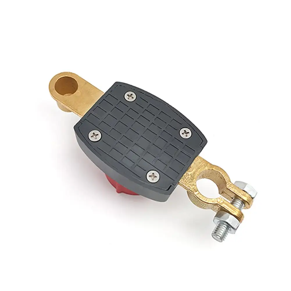 أعلى آخر قطع البطارية 12 فولت-48 فولت مع LED الفولتميتر تيار مستمر 5-60 فولت بطارية قتل تشغيل/إيقاف قطع البطارية للسيارة H3Q0