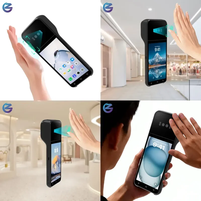 Lightweight Android 13 Go Optimized NFC Payment Terminal Palm Vein Applications