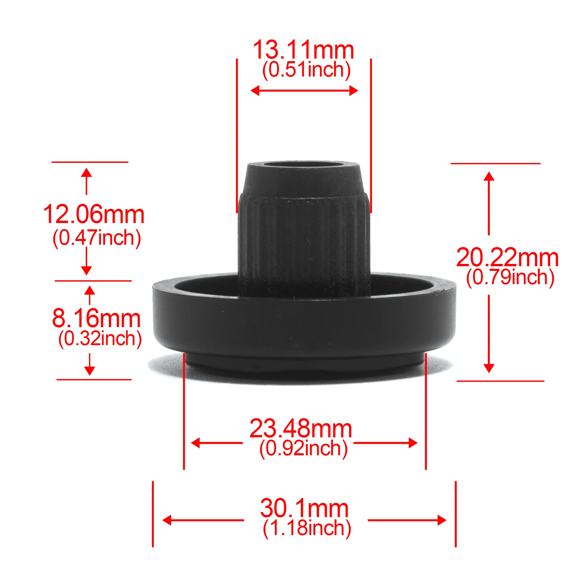 GTownworks 125pcs x 13mm Tire Studs for Universal Car Wheel Rims Alloy Car Wheel Decoration Rivets Modification Exterior Parts