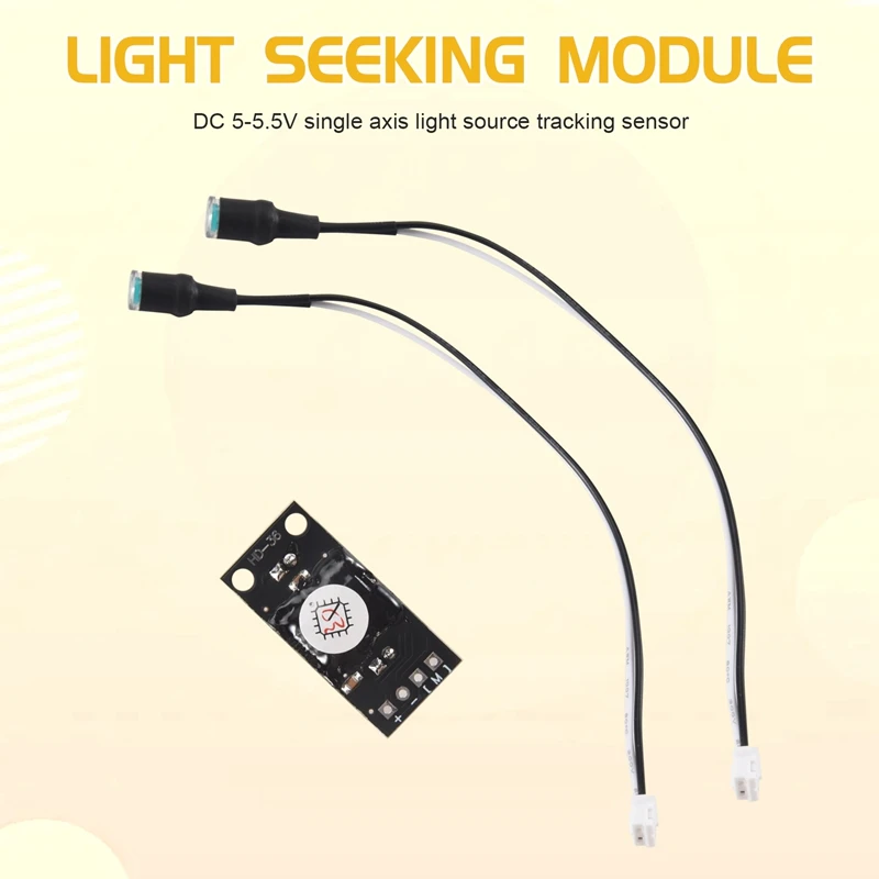 B37B-Dc 5 -5.5V Single Axis Light Source Track Sensor Solar Energy Panel Tracking Sensor Module Automatic Circuit Board With Pro