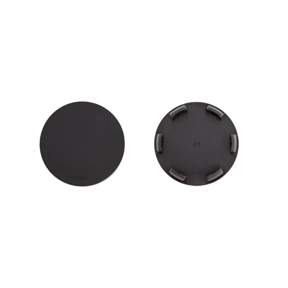 4pcs ABS OD 51MM Clips 46MM Blank Car Wheel Center Caps Wheels Hub Cap No Emblem Badge Rim Hubcaps Cover Replace Car Accessories
