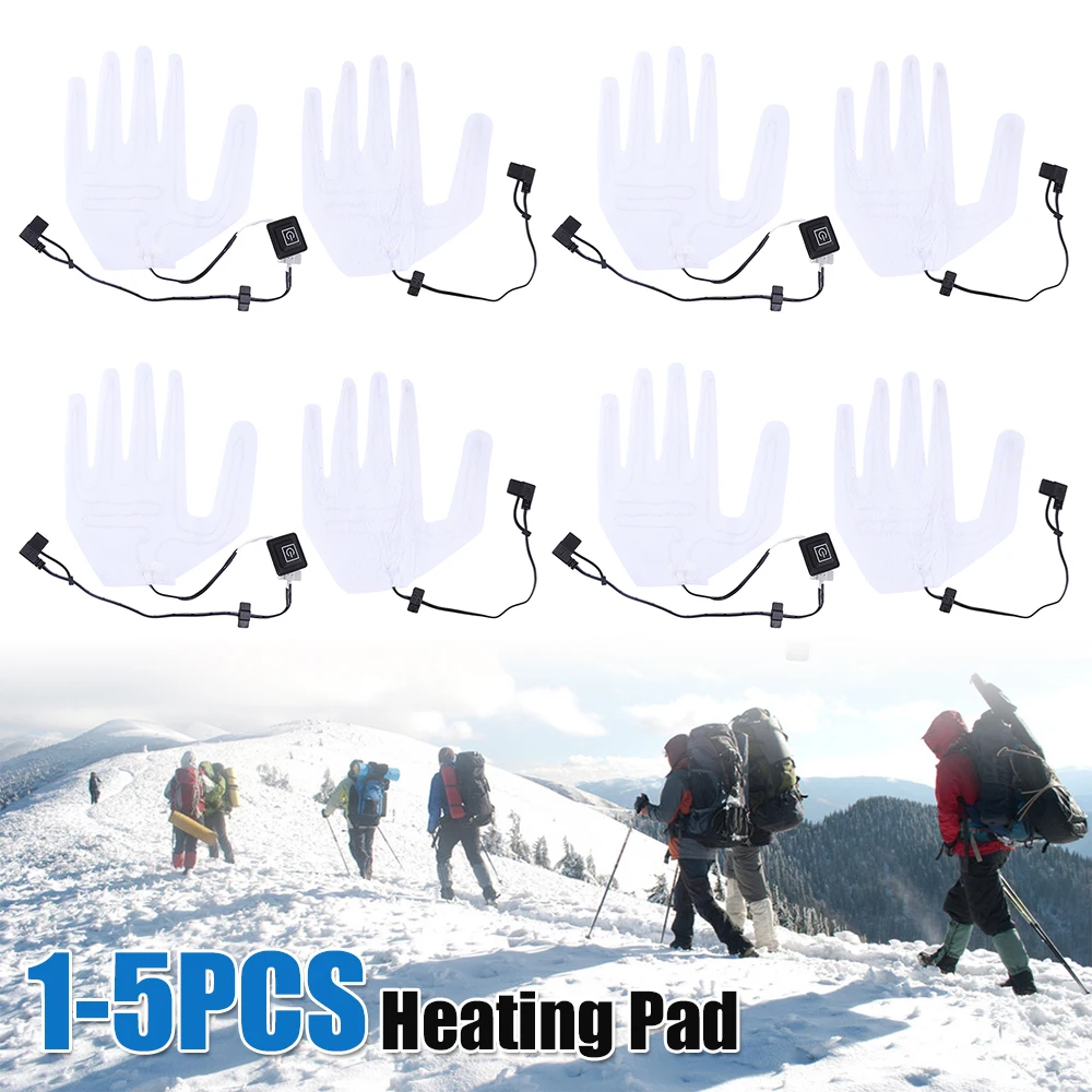 

Грелка Электрическая нагревательная пленка для перчаток Нагревательный лист Термальные USB-перчатки с подогревом Pad Нагревательный лист для перчаток для катания на лыжах на открытом воздухе