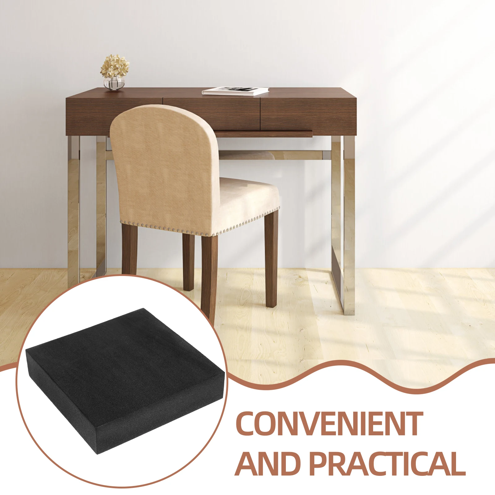 

8Pcs Pads Adhesive Shock Absorption Anti-Slip Insulation for Furniture Decor Insulation Foam Padding Sheets