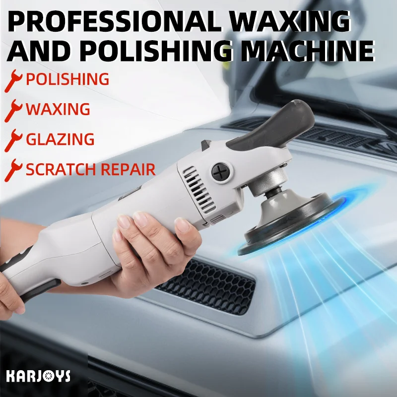 المزدوج العمل 125mm القرص فليكس الروتاري المدارية آلات تلميع السيارات المزدوجة #5