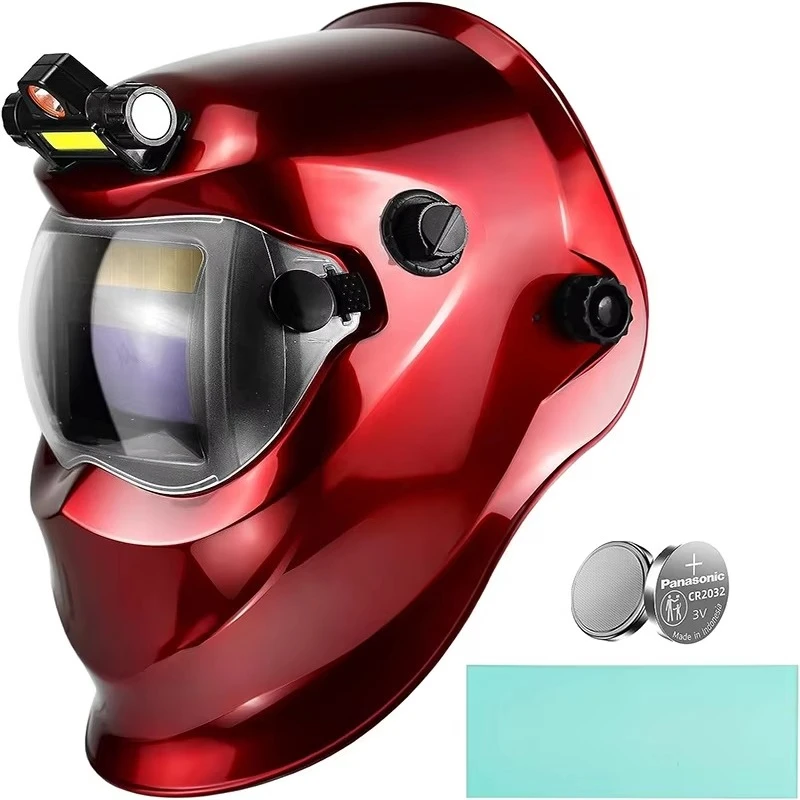 Auto Darkening Solar Safety Welding Helmet DIN9-13 Adjustable Shade Range Welder Protective Auto Darkening Welding Face Mask