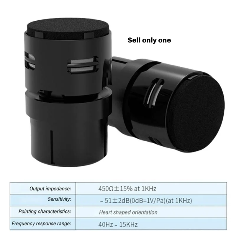 高忠実度マイクコア ダイナミックマイクカプセル プロのアマチュア使用に最適 広いピックアップ範囲