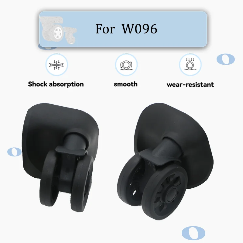 

For W096 Silent Wear-Resistant Swivel Casters 360-Degree Smooth Rotation Silent Replacement Parts For Smooth Movement