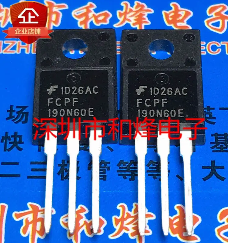 

10 шт./лот FCPF190N60E TO-220F MOS 600 В 20,6 А