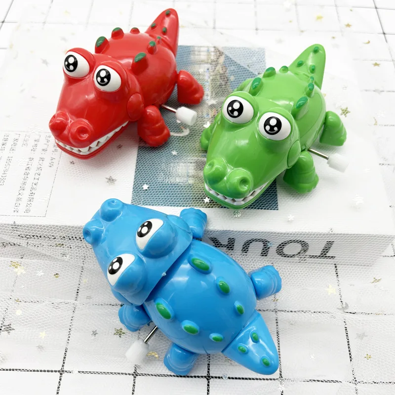 

1Pcs Creative Cute Clockwork Crocodile Small Toys Novelty Funny Cartoon Wind-up Animal Toys Children's Fun Holiday Birthday Gift