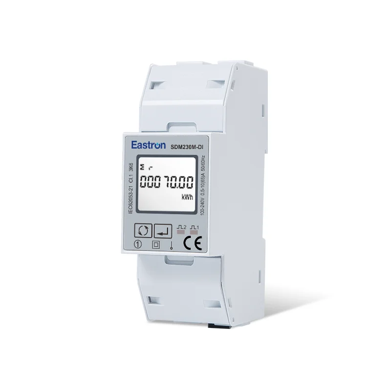 Imagem -04 - Medidor de Energia Monofásico Entrada Digital Rs485 Modbus Saída Comunicação Remota com Sistemas de Carregador ev Rs485 Sdm230m-di 100240v Etl