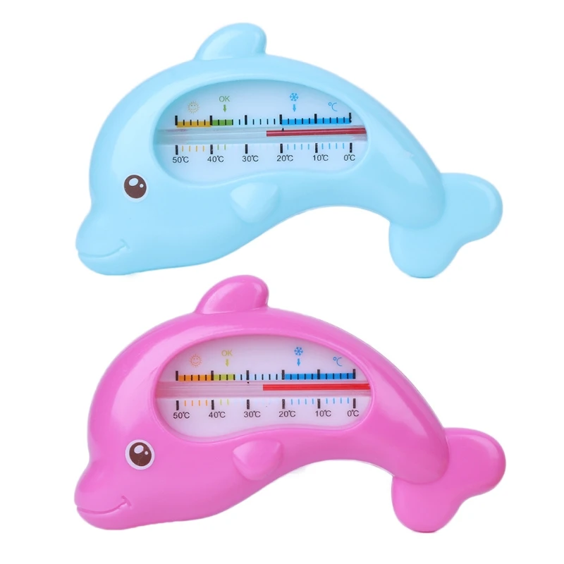 

Dolphin Shape Baby Water Thermometer Floating Bath Toy Infants Care Household