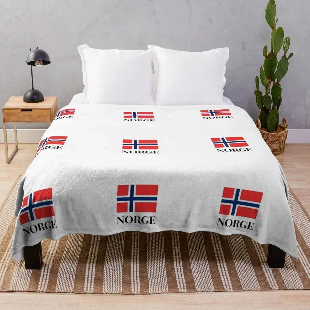 

Norge Norway Throw Blanket Soft Soft Beds Hair Blankets