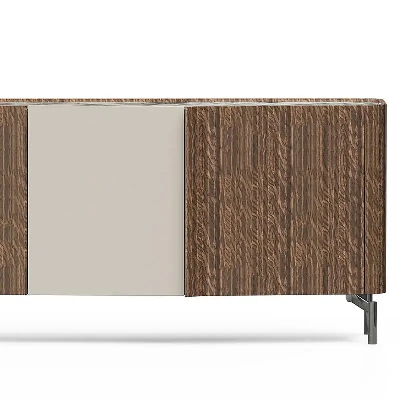 

Italian light luxury storage side cabinet, living room entrance decorative cabinet