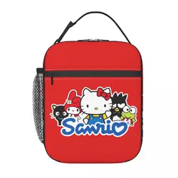 Custom Kitty White Hello Kitty borsa termica per il pranzo Sanrio Resuable Lunch Box Kids School multifunzione Food Tote Bags